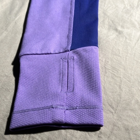 REI Lightweight Purple 1/4 Zip Hoodie Pullover - S M - Picture 6 of 7